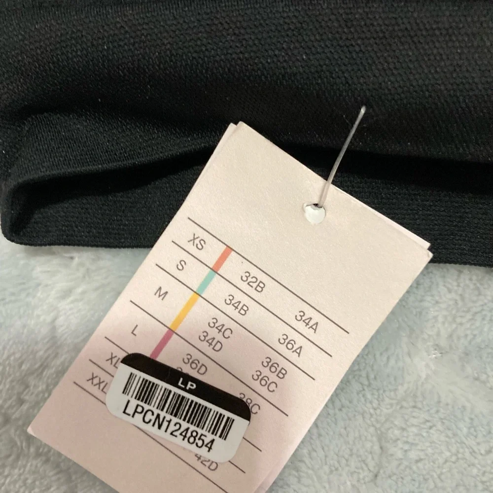 Black Strapless Bandeau Bra NWTS - Picture 5 of 8